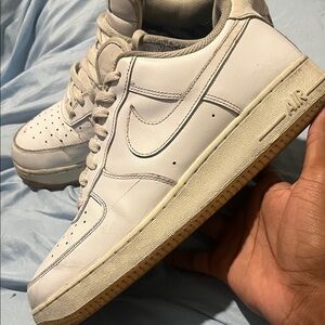 Nike Air Force 1 '07 White with Gum Sole